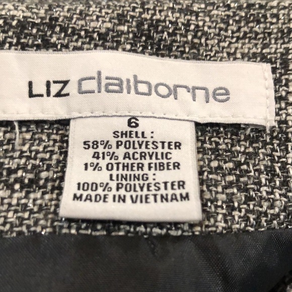 Liz Claiborne tweed pencil skirt.  Size 6 - Picture 5 of 6